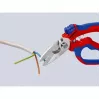 Knipex 95 05 20 SB pihdit ruostumaton teräs muovikahva sininen punainen