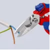Knipex 95 05 20 SB pihdit ruostumaton teräs muovikahva sininen punainen