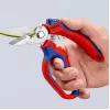 Knipex 95 05 20 SB pihdit ruostumaton teräs muovikahva sininen punainen