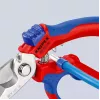Knipex 95 05 20 SB pihdit ruostumaton teräs muovikahva sininen punainen