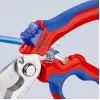 Knipex 95 05 20 SB pihdit ruostumaton teräs muovikahva sininen punainen