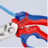 Knipex 95 05 20 SB pihdit ruostumaton teräs muovikahva sininen punainen