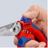 Knipex 95 05 20 SB pihdit ruostumaton teräs muovikahva sininen punainen