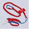 Knipex 95 05 20 SB pihdit ruostumaton teräs muovikahva sininen punainen