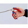 Knipex 95 05 20 SB pihdit ruostumaton teräs muovikahva sininen punainen