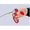 Knipex 95 05 20 SB pihdit ruostumaton teräs muovikahva sininen punainen