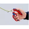 Knipex 95 05 20 SB pihdit ruostumaton teräs muovikahva sininen punainen