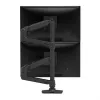 ERGOTRON LX Dual-Stacking-Arm, korkea varsi (matttamusta)