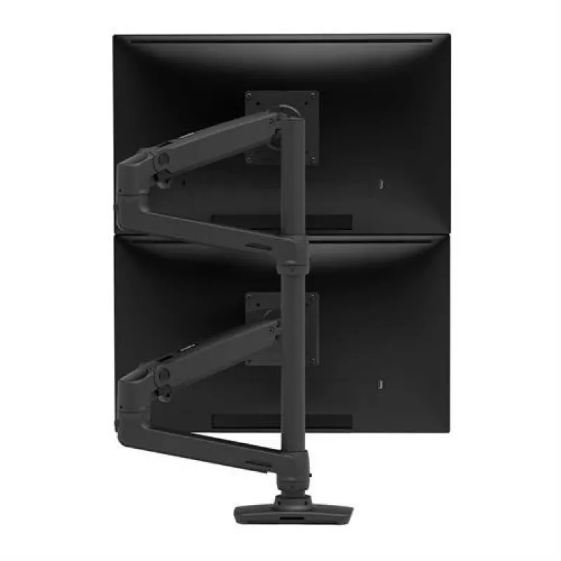 ERGOTRON LX Dual-Stacking-Arm, korkea varsi (matttamusta)