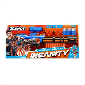 XSHOT Insanity Motorized Rage Fire (72 tikkaa) ZURU