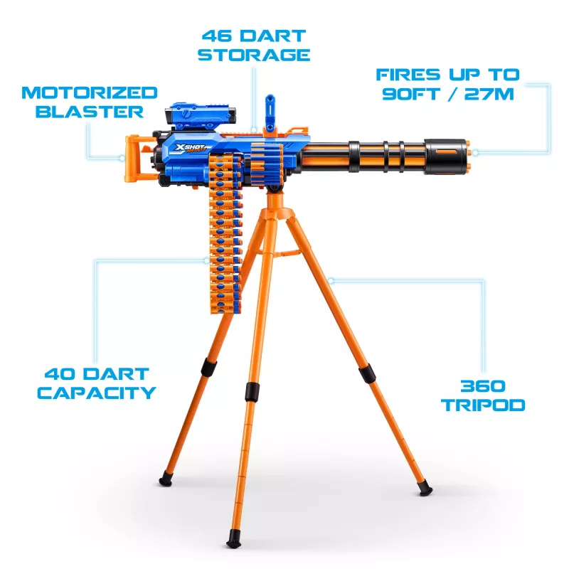 XSHOT Insanity Motorized Rage Fire (72 tikkaa) ZURU