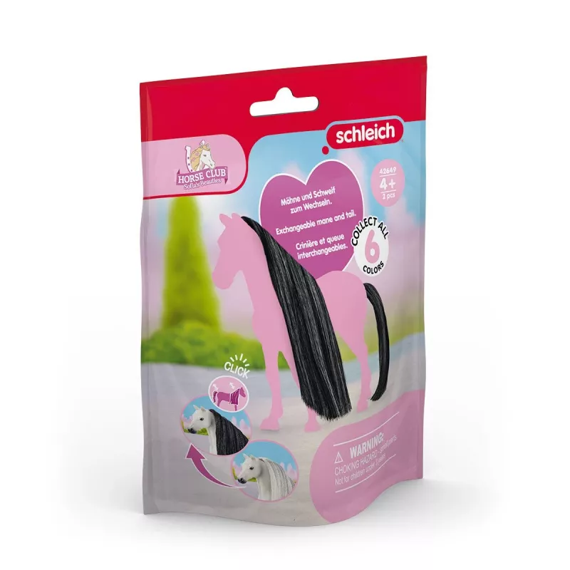 schleich HORSE CLUB Sofias Beauties hiuskauneus hevoset musta