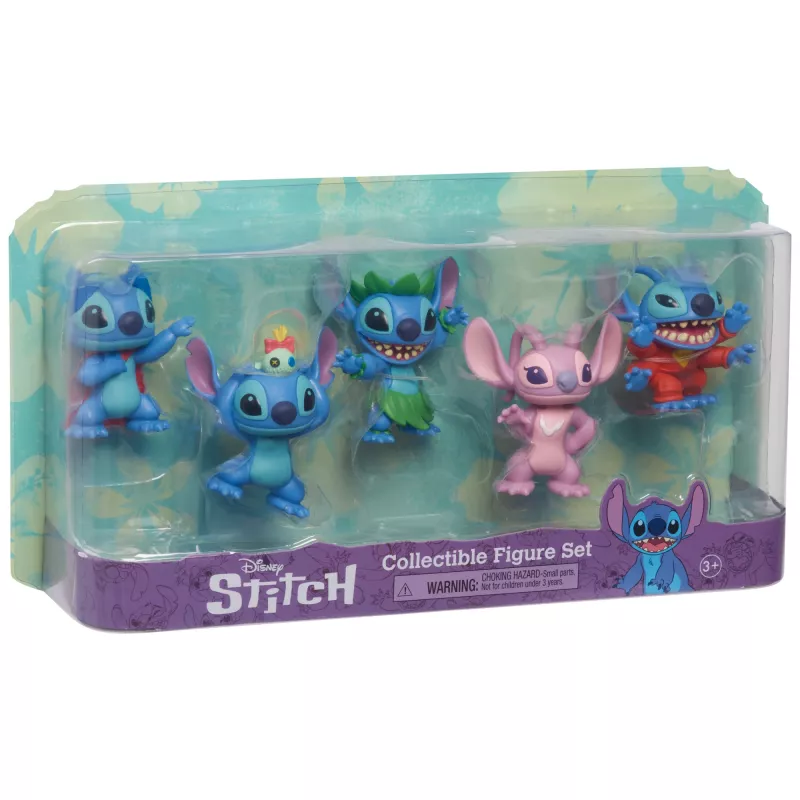 Just Play Stitch keräilyfiguurisarja 5 kpl:n pakkaus