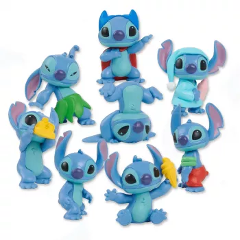 Figuuri Usorteret Just Play Stitch PVC keräilykappale, monivärinen, sopii 3 vuodesta