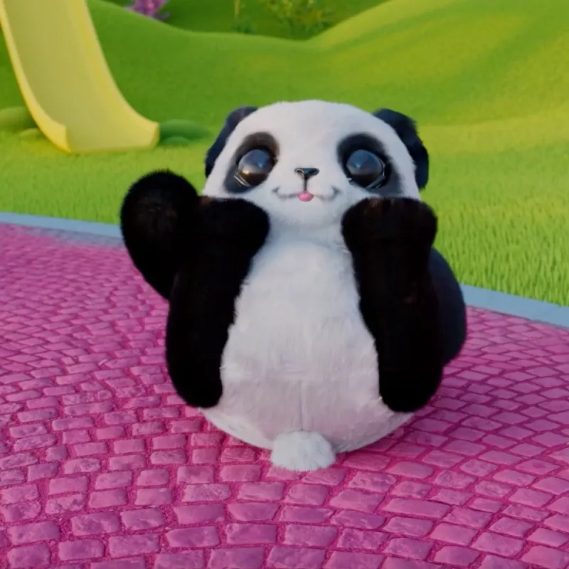 Just Play FurReal - Coco vierivä panda, poika/tyttö, 4 vuosi/vuotta, äänellä