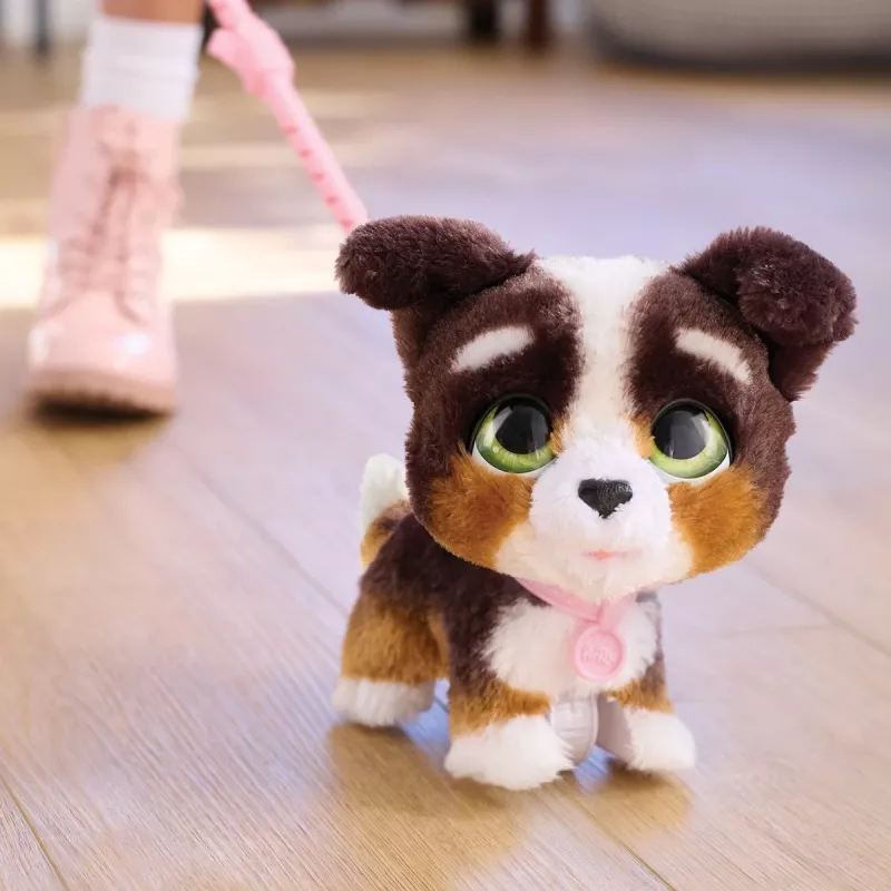 FurReal Walkalots bernedoodle pentu, poika/tyttö, 4 vuotta, äänillä