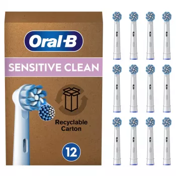 Oral-B Sensitive Clean -hammasharjanpäät 12 kpl valkoinen