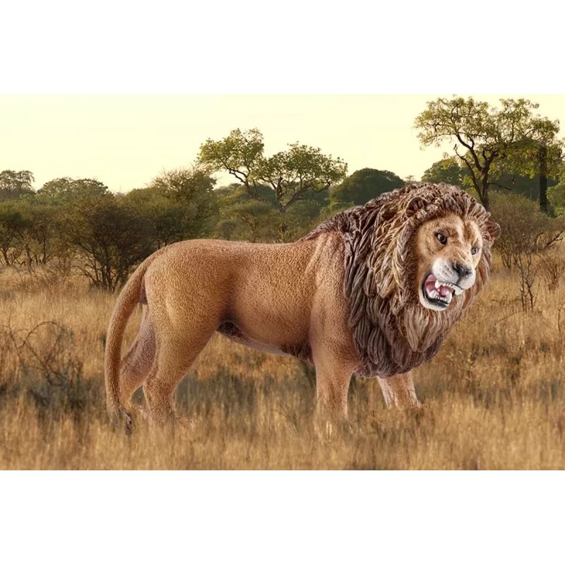 Schleich WILD LIFE karjuva leijona monivärinen muovi alkaen 3 vuotta