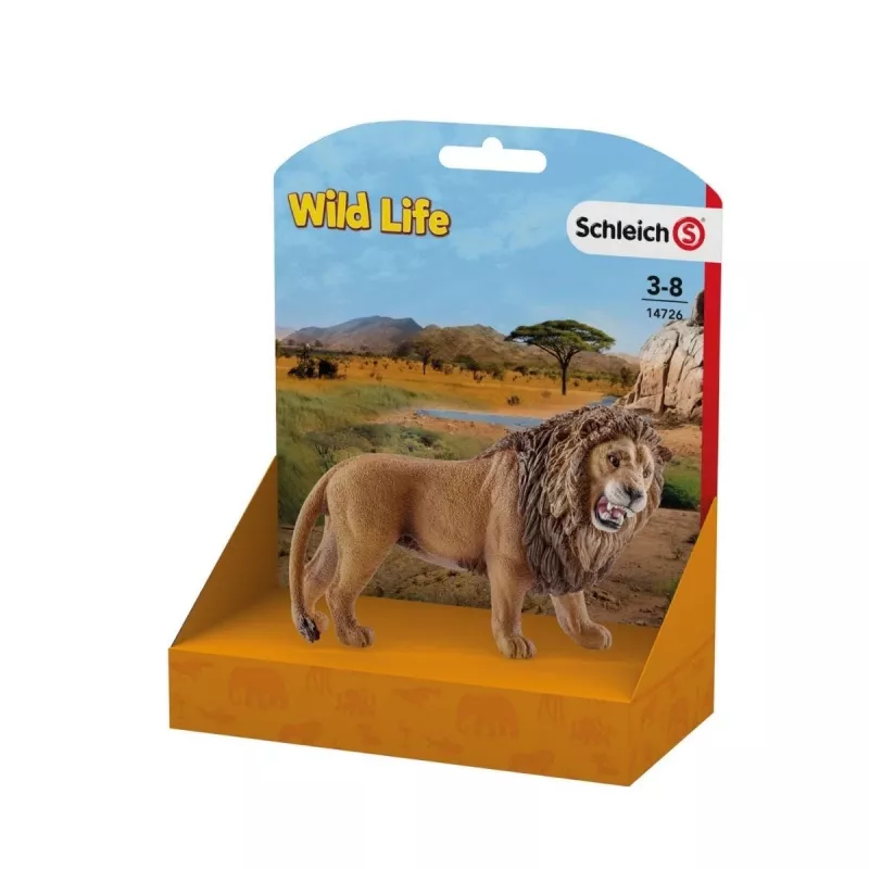 Schleich WILD LIFE karjuva leijona monivärinen muovi alkaen 3 vuotta