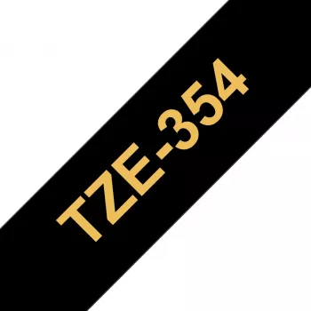 Merkintänauha Brother TZe354 24mm kulta mustalla