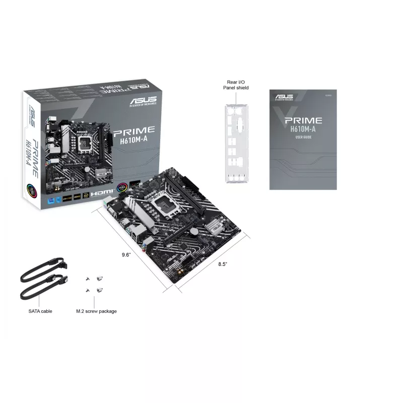 Emolevy ASUS PRIME H610M-A-CSM Intel H610 LGA 1700 micro ATX
