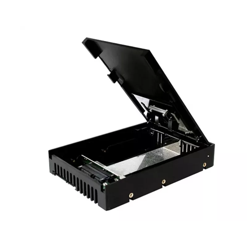 ICY DOCK EZConvert Air Lite MB882SP-1S-3B 2,5"–3,5" SATA-aseman kiinnityssovitin, musta