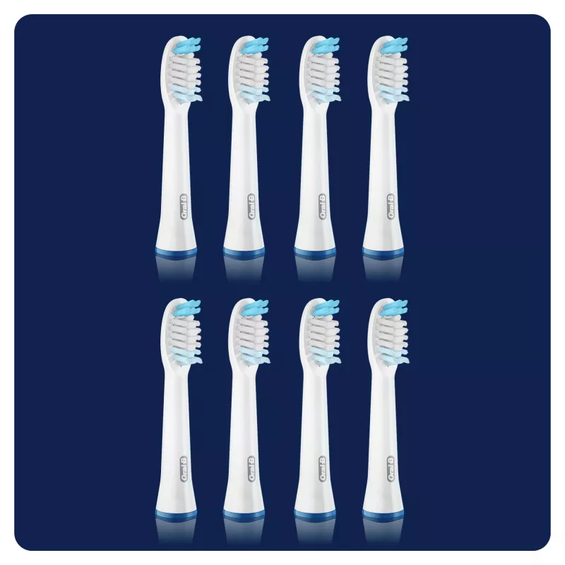 Oral-B Pulsonic Clean 81748491 hammasharjan pää 8 kpl valkoinen