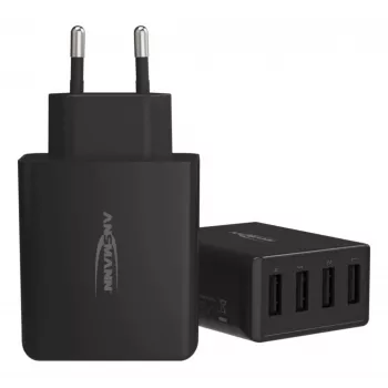ANSMANN seinä-USB-laturi 4 porttia