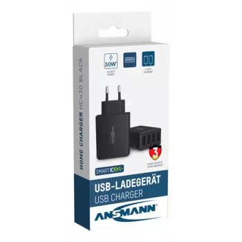 ANSMANN seinä-USB-laturi 4 porttia