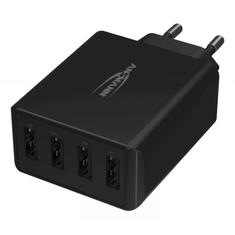 ANSMANN seinä-USB-laturi 4 porttia