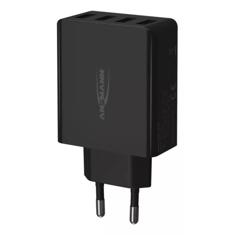 ANSMANN seinä-USB-laturi 4 porttia