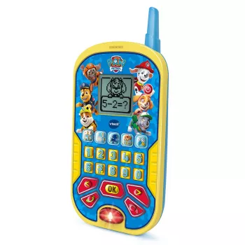 Lastenpuhelin VTech PAW Patrol oppimispuhelin — yli 2-vuotiaille, sininen/keltainen, 140 g