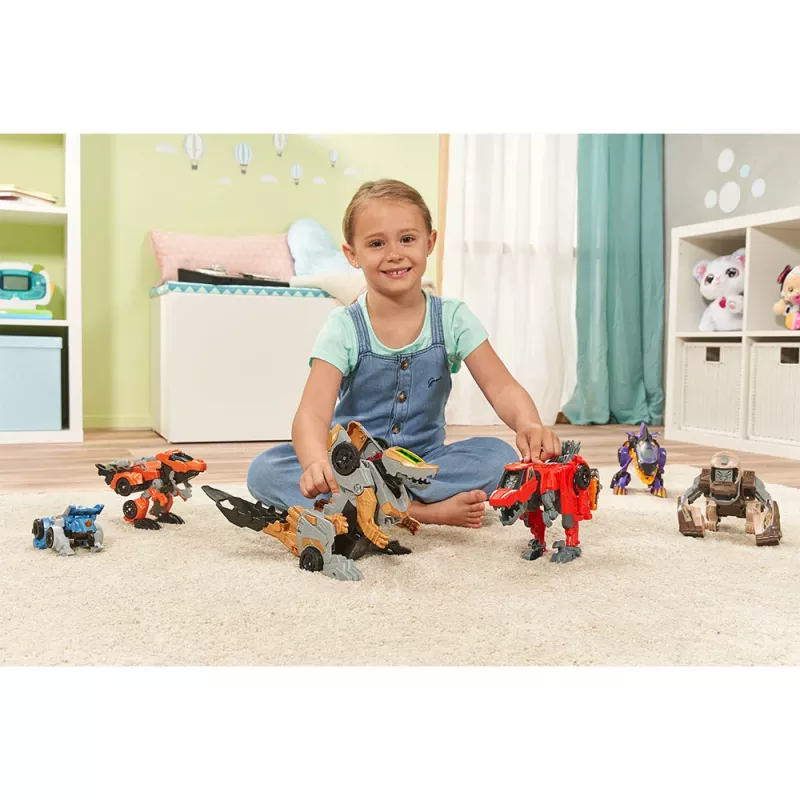 VTech Switch & Go Dino's Fighter-Velociraptor punainen 3+