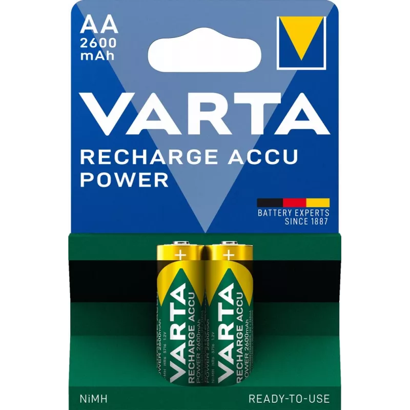 VARTA akku ladattava AA NiMH 2600mAh