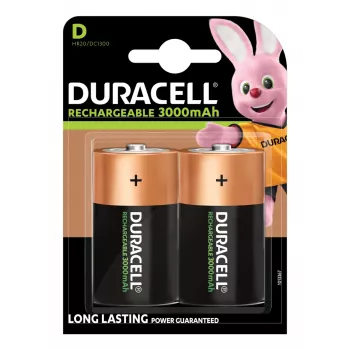 Duracell kotitalousparisto ladattava paristo D nikkelimetallihydridi (NiMH)