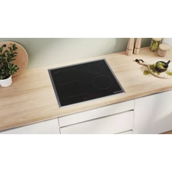 Bosch Serie 6 PVS645HB1E liesi musta kalusteisiin 60 cm vyöhykeinduktioliesi 4 vyöhykettä
