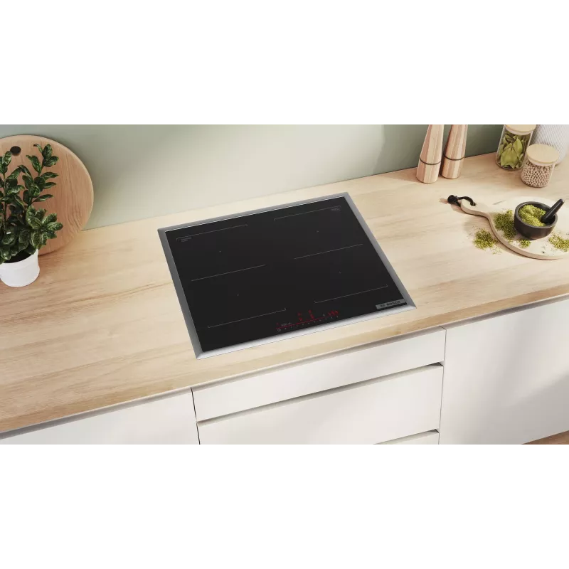 Bosch Serie 6 PVQ645HB1E liesi musta integroitu 60 cm induktioliesi 4 vyöhykettä