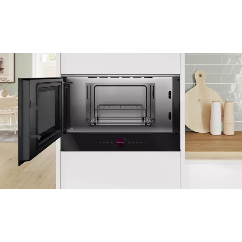 Bosch Serie 8 BEL7321B1 mikroaaltouuni musta yhdistelmämikroaaltouuni työtaso 21 l 900 W