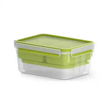EMSA CLIP & GO XL lounasrasia 2.3 L vihreä, läpinäkyvä 1 kpl