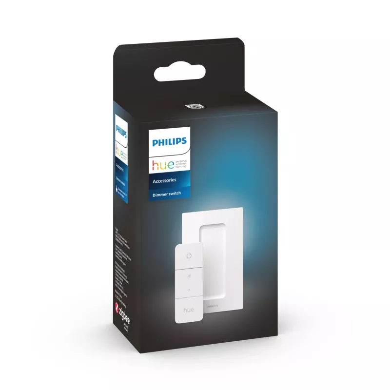 Philips Dimmer Switch (uusin malli), himmennin ja kytkin, IEEE 802.15.4, IP20, ulkoinen, painikkeet, valkoinen