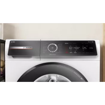 Bosch Serie 8 WGB244A40 pesukone edestä täytettävä 9 kg 1257 kierr./min valkoinen