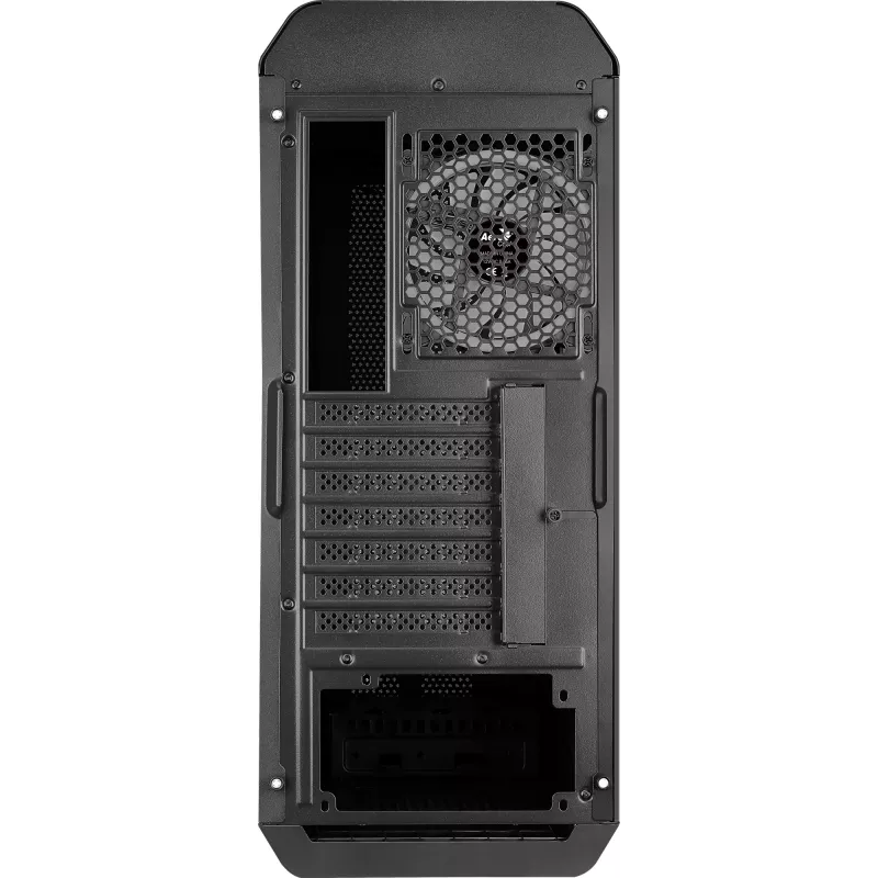 Aerocool Splinter Duo-G-BK-v1 ATX Mid Tower -tietokonekotelo, karkaistu lasi, musta
