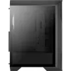 Aerocool Splinter Duo-G-BK-v1 ATX Mid Tower -tietokonekotelo, karkaistu lasi, musta