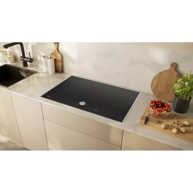 Neff N 90 Black kalusteisiin asennettava induktioliesi 80 cm 5 aluetta