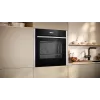Neff N 70 B24CR31N0 uuni 71 L musta, ruostumaton teräs