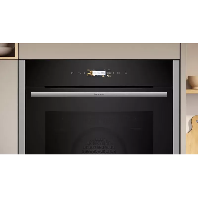 Neff N 70 B24CR71N0 uuni 71 L musta, ruostumaton teräs