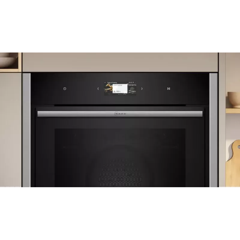 Neff B64CS71N0 uuni 71 L musta, ruostumaton teräs