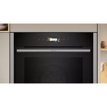 Neff B54CR71N0 uuni 71 L musta, ruostumaton teräs