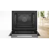 Bosch Serie 8 HRG7764B1 kalusteuuni, 60 cm, 71 l, A+, höyry, AirFry, pyrolyysi, Home Connect, musta