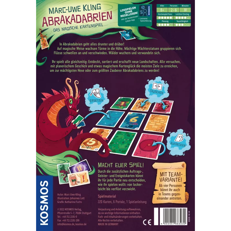Kosmos 683030 lautapeli/korttipeli korttienvaihto